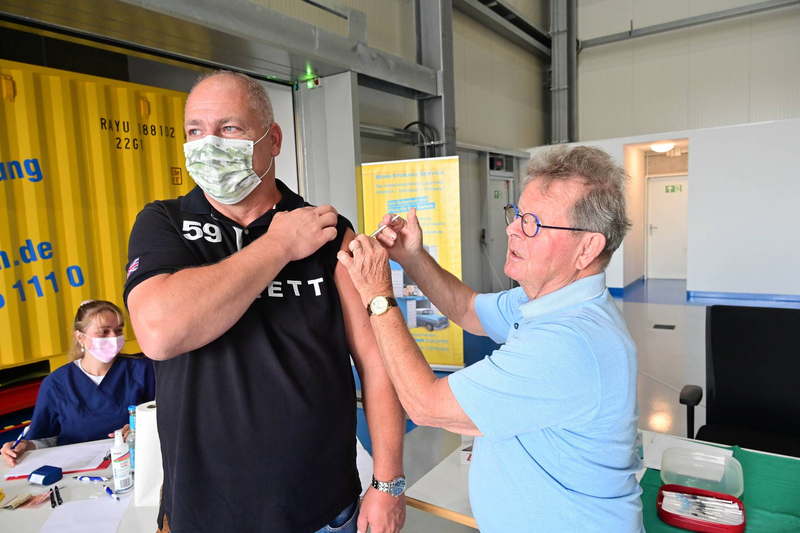 Impfung bei Spedition Düren