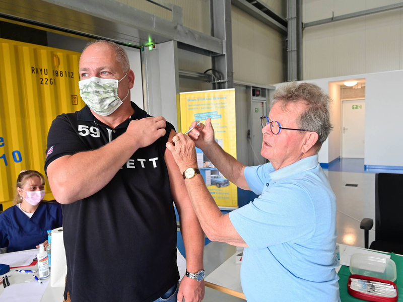 Impfung bei Spedition Düren